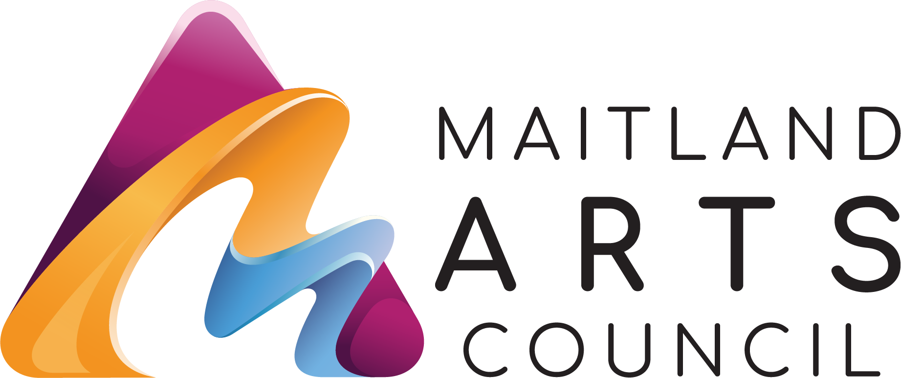 maitland arts council logo wide rgb